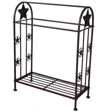 Metal discount quilt stand